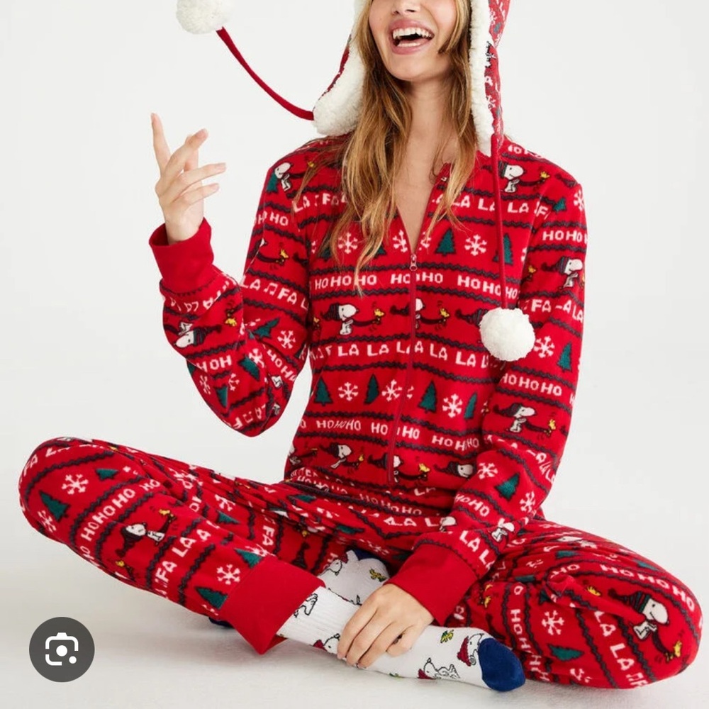 Snoopy Union Suit Holiday